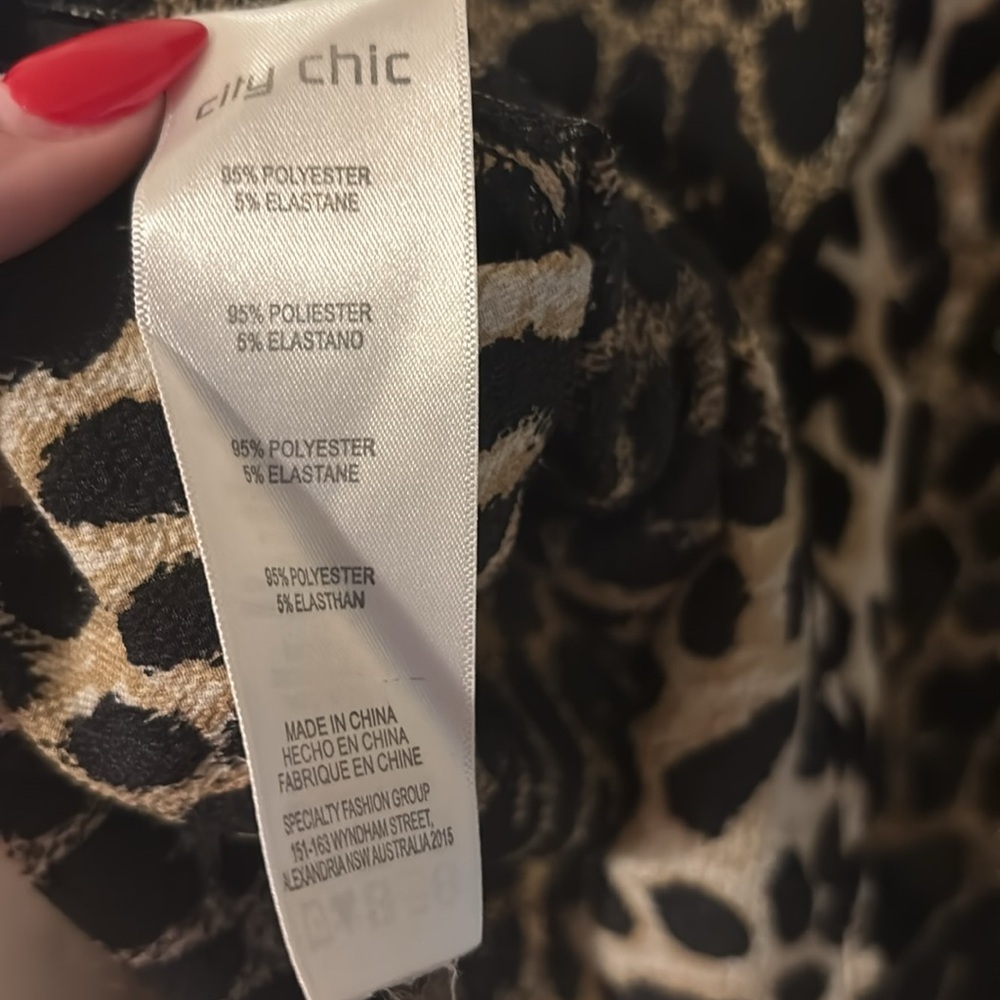 Leopard Print Tunic Dress - Picture 7 of 7